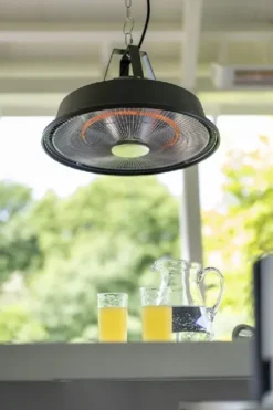 Eurom Partytent Heater 1500 Terrasverwarmer - Grijs -OASE Winkel 900 600 8713415336009 partytentheater sail grey sfeer 1