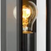 Lucide Dukan E27 Wandlamp - Zwart