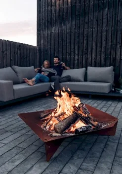 Höfats Triple 90 Vuurschaal -OASE Winkel 900 634 4260447330436 7