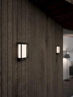 Nordlux Nestor Sensor Led Wandlamp Zwart -OASE Winkel 900 675 5701581464988.3