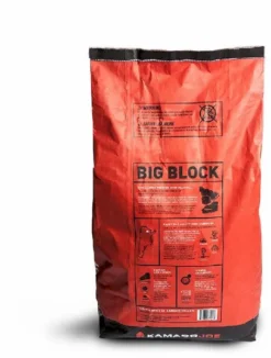 Kamado Joe Big Block Houtskool 9 Kg -OASE Winkel 900 681 900 716 big block charcoal bag back