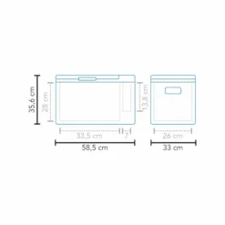 Mestic MCC-25 Compressor Koelbox - 25 Liter -OASE Winkel 900 900 1502930h5