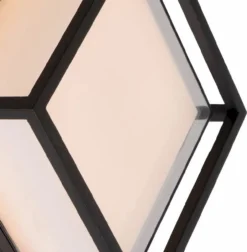 Lucide Singa Wandlamp Led - Zwart -OASE Winkel 900 900 15801 10 30 det1