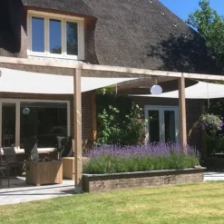 Livin’outdoor Schaduwdoek Como Driehoek 3.6 M - Antraciet -OASE Winkel 900 900 5000250f 6 1