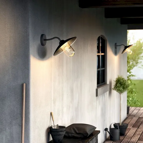 Philips MyGarden Hammock E27 Wandlamp - Zwart 3 Philips MyGarden Hammock E27 Wandlamp - Zwart - Afbeelding 3