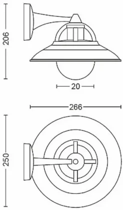 Philips MyGarden Cormorant E27 Wandlamp - Zwart -OASE Winkel 900 900 c215c9b88cfa4ae4ae0fa9d000dcf2bc