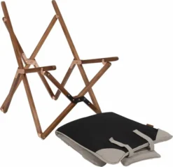 Bo-Camp Urban Outdoor Bloomsbury Vlinderstoel - Beige - S -OASE Winkel 900 929 1200349 06