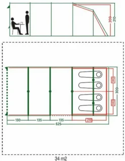 Coleman Vail Long Tunneltent - 4 Persoons 7 Coleman Vail Long Tunneltent - 4 Persoons -OASE Winkel 972 1900 coleman vail long tunneltent 4 persoons 4