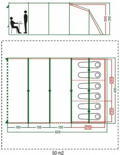 Coleman Vail Long Tunneltent - 6 Persoons 7 Coleman Vail Long Tunneltent - 6 Persoons -OASE Winkel 972 1900 coleman vail long tunneltent 6 persoons 2