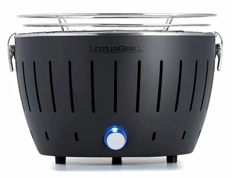 LotusGrill Mini Houtskoolbarbecue - Zwart 1 LotusGrill Mini Houtskoolbarbecue - Zwart