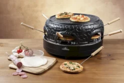 Bestron Pizza Gourmetset - 6 Personen -OASE Winkel bestron pizzaoven 6 personen 10