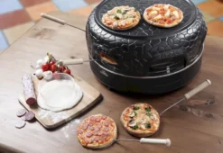 Bestron Pizza Gourmetset - 6 Personen -OASE Winkel bestron pizzaoven 6 personen 8