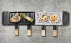 Bestron Raclette/Steengrill - 4 Personen -OASE Winkel bestron raclettesteengrill 4 personen 11