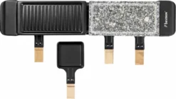 Bestron Raclette/Steengrill - 4 Personen -OASE Winkel bestron raclettesteengrill 4 personen 12