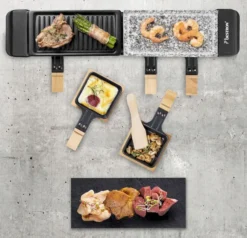 Bestron Raclette/Steengrill - 4 Personen -OASE Winkel bestron raclettesteengrill 4 personen 3