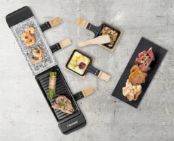 Bestron Raclette/Steengrill - 4 Personen -OASE Winkel bestron raclettesteengrill 4 personen 4