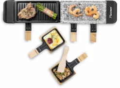 Bestron Raclette/Steengrill - 4 Personen -OASE Winkel bestron raclettesteengrill 4 personen 5