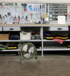 Bestron Snoerloze Vloerventilator - Oplaadbare Accu -OASE Winkel bestron vloerventilator 2