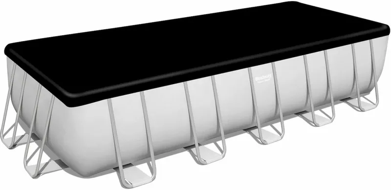 Bestway Power Steel Rectangular Zwembad - 640 X 274 X 132 Cm - Met Zandfilterpomp En Accessoires - Afbeelding 3