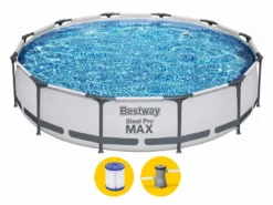 Bestway Steel Pro MAX Zwembad - 366 X 76 Cm - Met Filterpomp