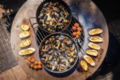 Bonfeu BonBiza Open Vuurschaal Bbq - Zwart -OASE Winkel bonfeu mosselen 35