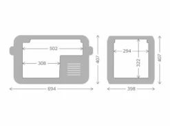Dometic CFX3 35 Compressor Koelbox - 36 Liter -OASE Winkel cfx3 35