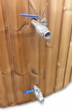 Houtgestookte Hottub Met Filteraansluiting - 4-6 Personen - Wit -OASE Winkel connenctions of filtration 1