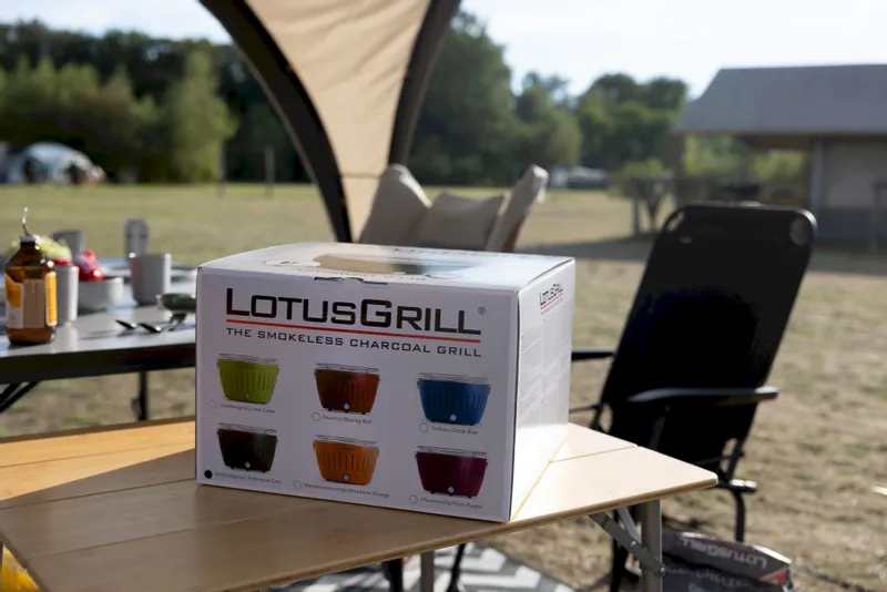 LotusGrill Mini Houtskoolbarbecue - Zwart 9 LotusGrill Mini Houtskoolbarbecue - Zwart - Afbeelding 9