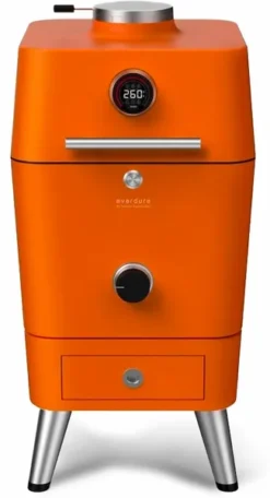 Everdure 4K Houtskool Barbecue Met Beschermhoes - Oranje