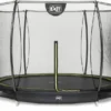 EXIT TOYS Exit Silhouette InGround Trampoline Met Net - Ø 366 Cm - Zwart