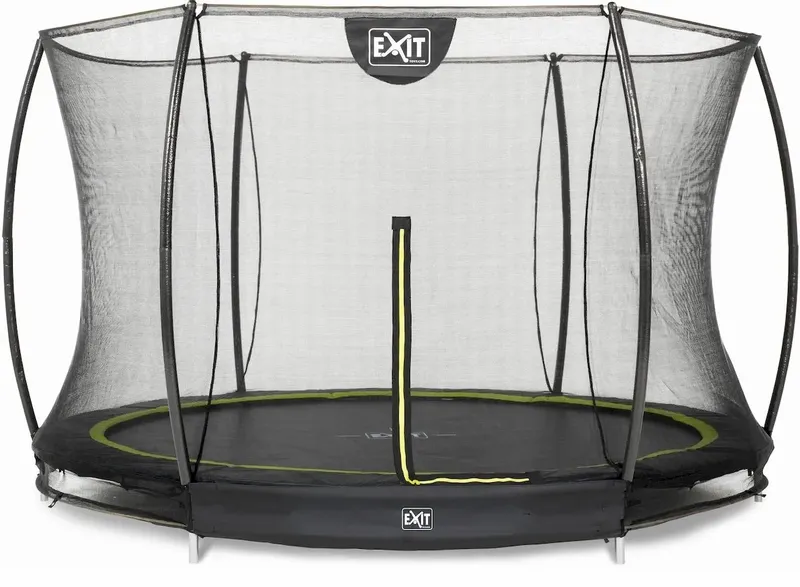 EXIT TOYS Exit Silhouette InGround Trampoline Met Net - Ø 366 Cm - Zwart 1 EXIT TOYS Exit Silhouette InGround Trampoline Met Net - Ø 366 Cm - Zwart