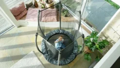 EXIT TOYS Exit Tiggy Junior 140 Cm Trampoline Met Net - Zwart/grijs -OASE Winkel exit 10 00 70 00 int 8 resultaat