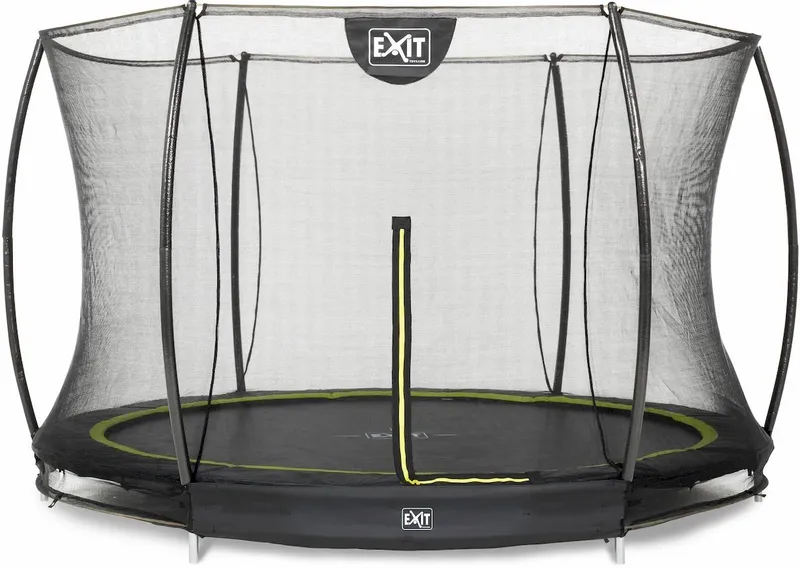 EXIT TOYS Exit Silhouette InGround Trampoline Met Net - Ø 305 Cm - Zwart 1 EXIT TOYS Exit Silhouette InGround Trampoline Met Net - Ø 305 Cm - Zwart