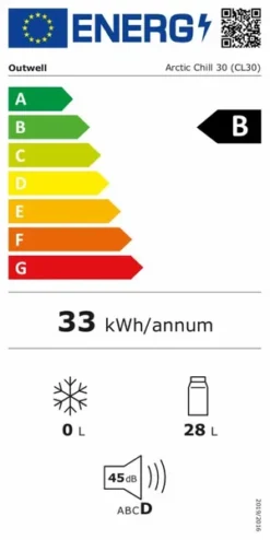 Outwell Arctic Chill 30 Compressor Koelbox - 29 Liter - Blauw -OASE Winkel getimage