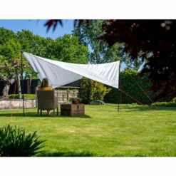 Bo-Camp Travel Tarp - 4-hoekig - 300 X 300 Cm -OASE Winkel high peak tarp 1 300 x 300 cm 1 2
