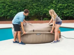 Intex Pure Spa Isolerende Beschermhoes - Ø 196 Cm -OASE Winkel intex afdekhoes3