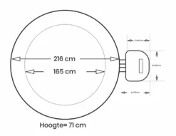 Intex Pure Spa Bubble Therapy Opblaasbare Spa - 6 Persoons 19 Intex Pure Spa Bubble Therapy Opblaasbare Spa - 6 Persoons -OASE Winkel intex bubbletherapy 6persoons afmetingen