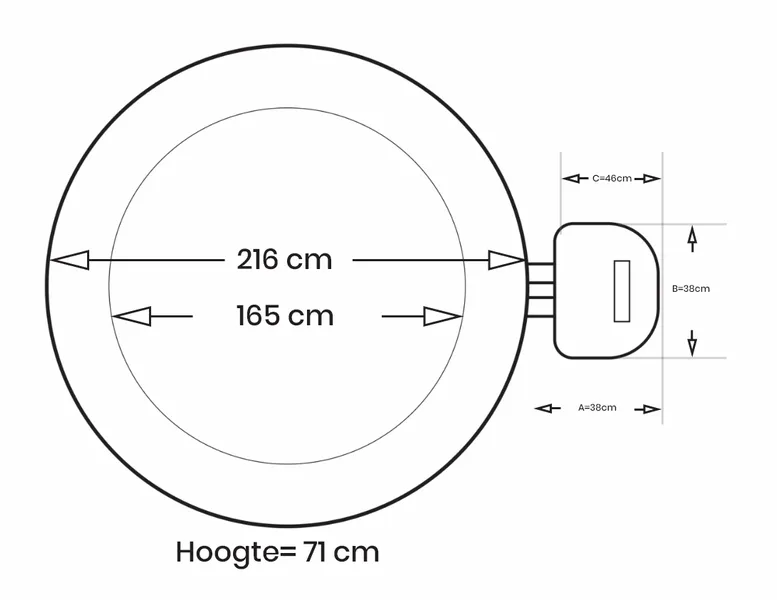 Intex Pure Spa Bubble Therapy Opblaasbare Spa - 6 Persoons 10 Intex Pure Spa Bubble Therapy Opblaasbare Spa - 6 Persoons - Afbeelding 10