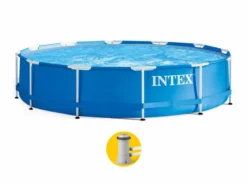 Intex Metal Frame Pool - 305 X 76 Cm - Met Filterpomp