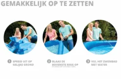 Intex Easy Set Pool - 366 X 76 Cm - Met Filterpomp -OASE Winkel intexeasyset instructies 7