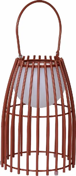 Lucide Fjara Led Tafellamp - Roestbruin 2 Lucide Fjara Led Tafellamp - Roestbruin - Afbeelding 2