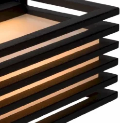 Lucide Malta Led Wandlamp - Zwart -OASE Winkel lucide malta led wandlamp zwart 2