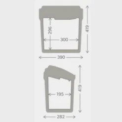 Dometic Bordbar AS 25 Draagbare Elektrische Koelbox - 20 Liter -OASE Winkel ontwerp zonder titel 14
