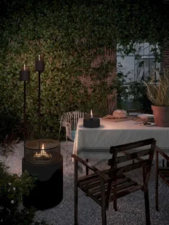 Tenderflame Paarl 18 Tafelhaard - Zwart -OASE Winkel paarl 18 metal sfeer 3 op maat