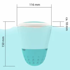 Ondilo ICO Smart Zwembadtester -OASE Winkel poolthermometer unter abdeckung