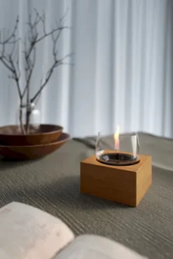 Tenderflame Poppy 14 Tafelhaard - Naturel -OASE Winkel poppy 14 oak natural sfeer op maat 3 1