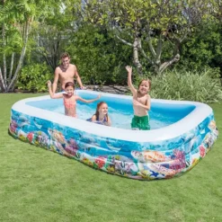 Intex Family Pool Tropical Reef Kinderzwembad 305 X 183 X 56 Cm 3 Intex Family Pool Tropical Reef Kinderzwembad 305 X 183 X 56 Cm -OASE Winkel tropical reef pool 1
