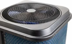 W'eau Vertical Full Inverter Zwembad Warmtepomp - 8 KW -OASE Winkel warmtepomp zwart 3