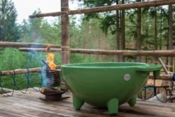Weltevree Dutchtub Original Houtgestookte Hottub - 4 Personen - Groen -OASE Winkel weltevree dutchtub original olive green medium 2