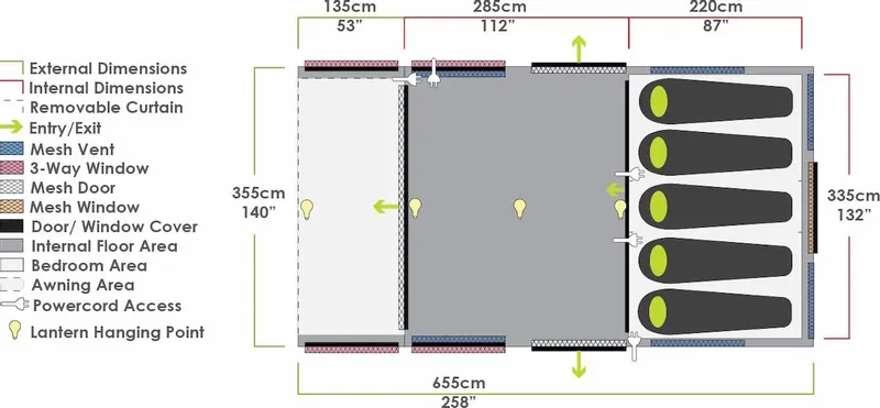 Zempire Evo TL V2 Opblaasbare Tent - 5 Persoons 13 Zempire Evo TL V2 Opblaasbare Tent - 5 Persoons - Afbeelding 13